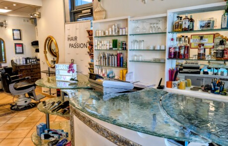 Innenbereich Bar im Coiffeursalon HairXperience in Wetzikon