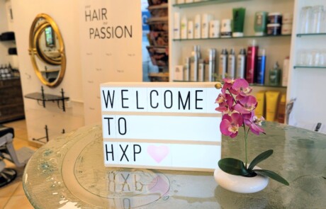 Welcome im Empfangsbereich im Coiffeursalon HairXperience in Wetzikon